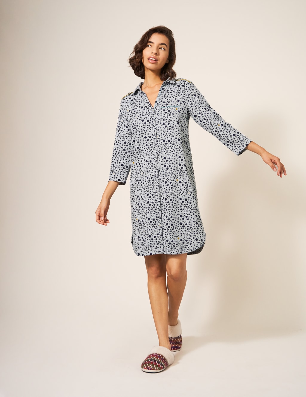 Jersey Star Print Nightshirt image 1