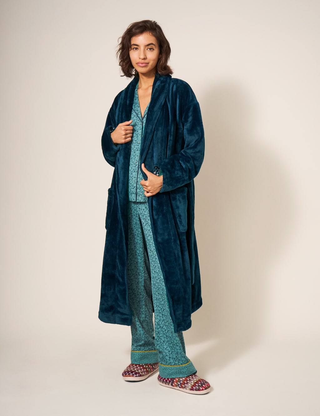 Fleece Dressing Gown image 3