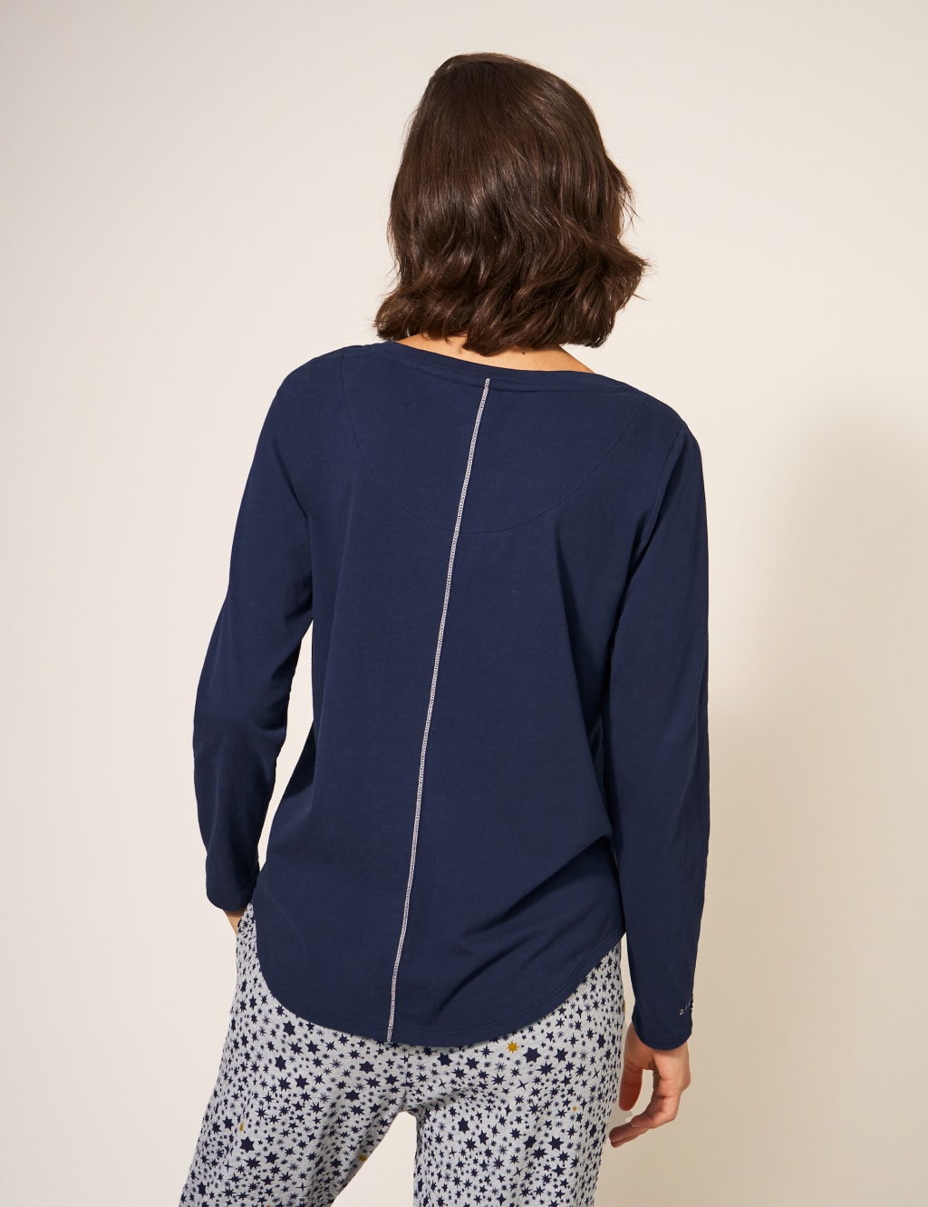 Cotton Rich Pyjama Top image 4