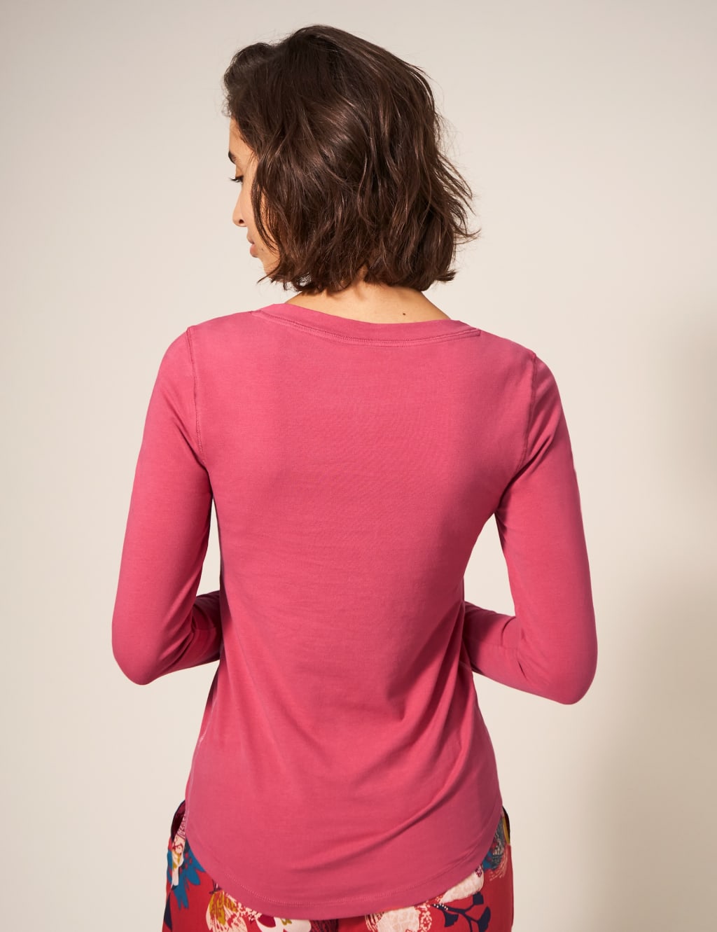 Cotton Rich Henley Pyjama Top image 2
