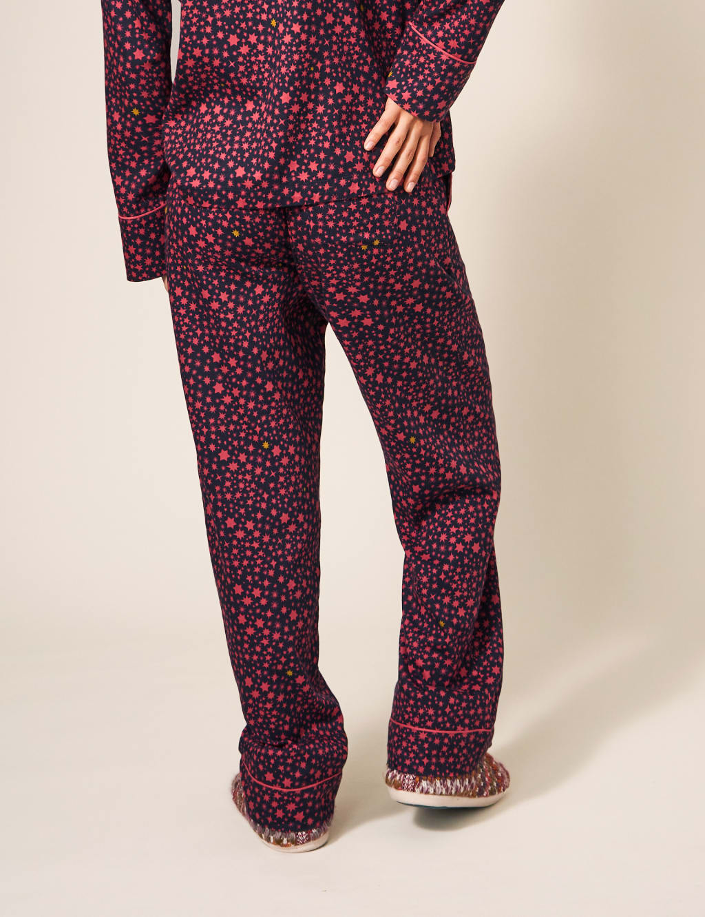 Cotton Rich Printed Pyjama Bottoms image 4