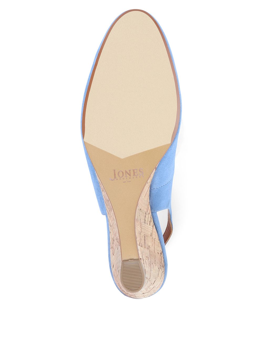 Suede Wedge Slingback Shoes image 5