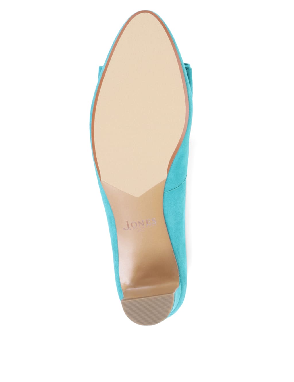Suede Bow Block Heel Court Shoes image 6
