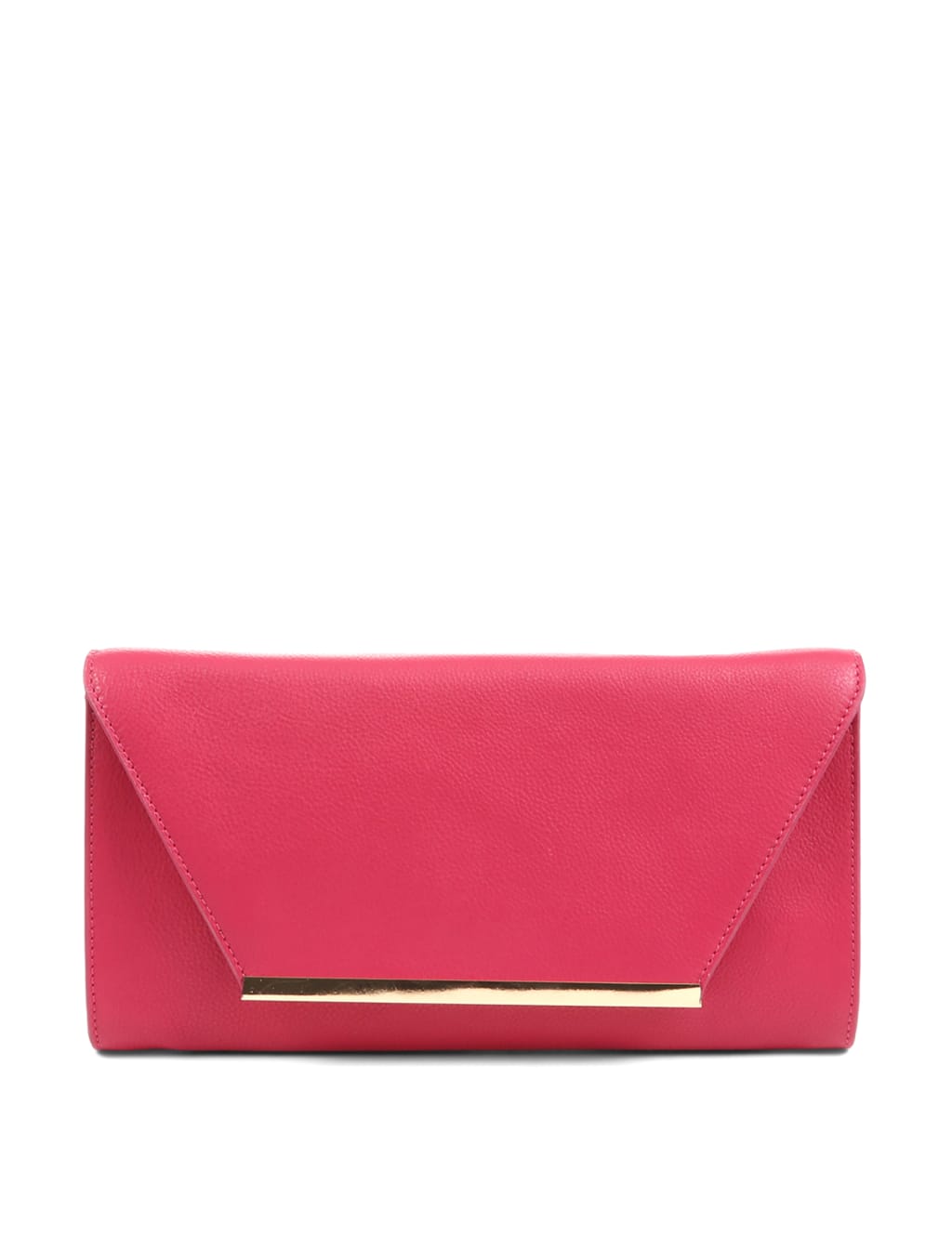 Leather Chain Strap Clutch Bag image 3