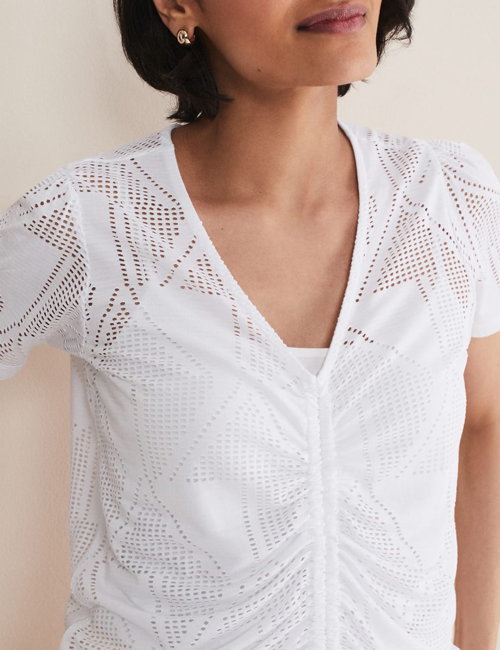 Cutwork Detail Top image 5