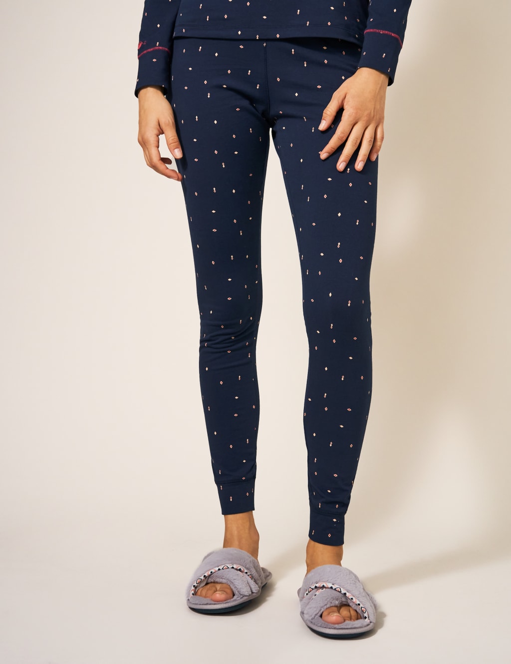 Cotton Rich Printed Pyjama Bottoms image 3