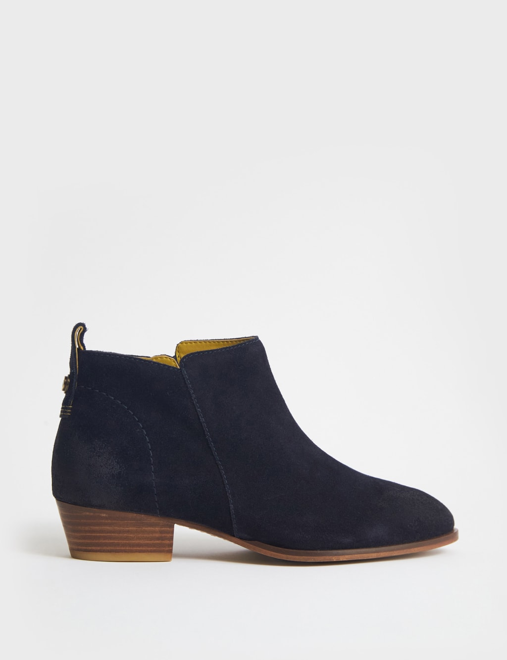 Ladies flat navy ankle boots deals
