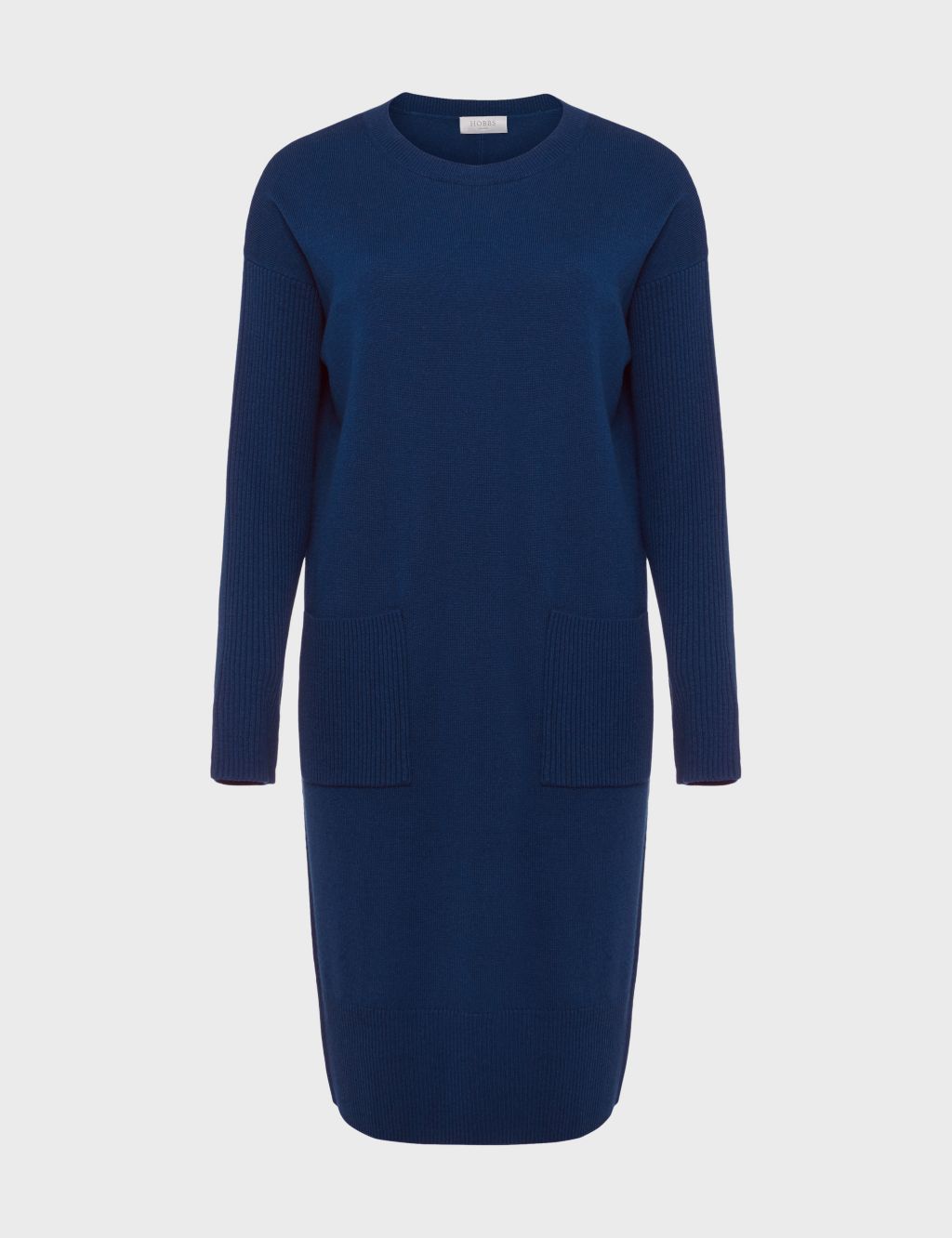 Merino Wool Blend Mini Shift Dress image 2