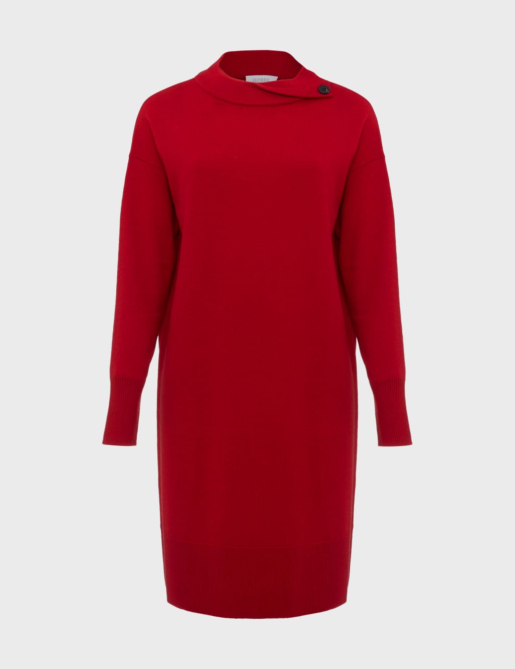 Merino Wool Blend Knitted Mini Jumper Dress image 2