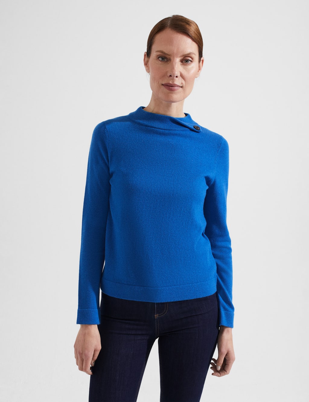 Wool Rich Crew Neck Jumper with Cashmere image 1