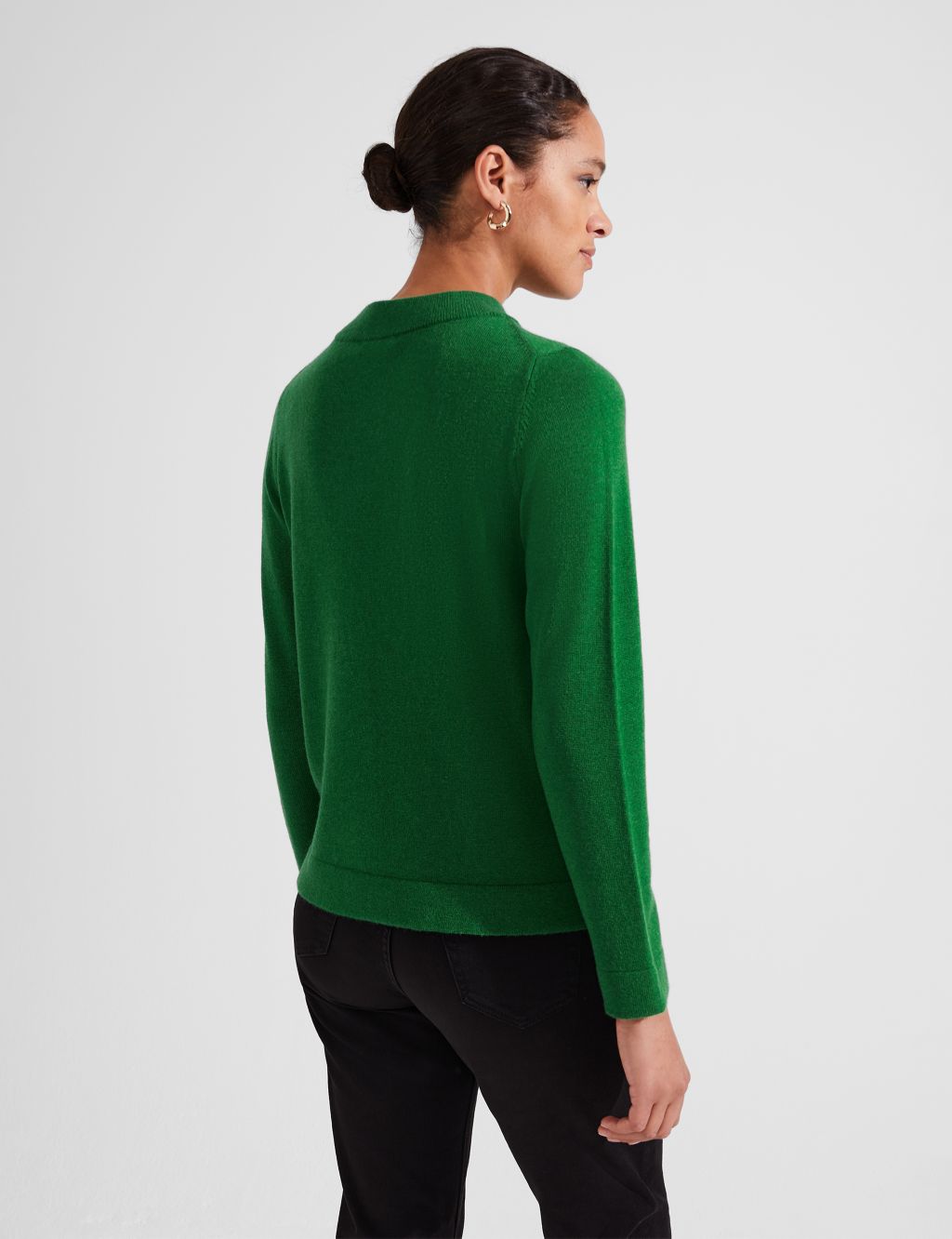 Wool Rich Crew Neck Jumper with Cashmere image 5