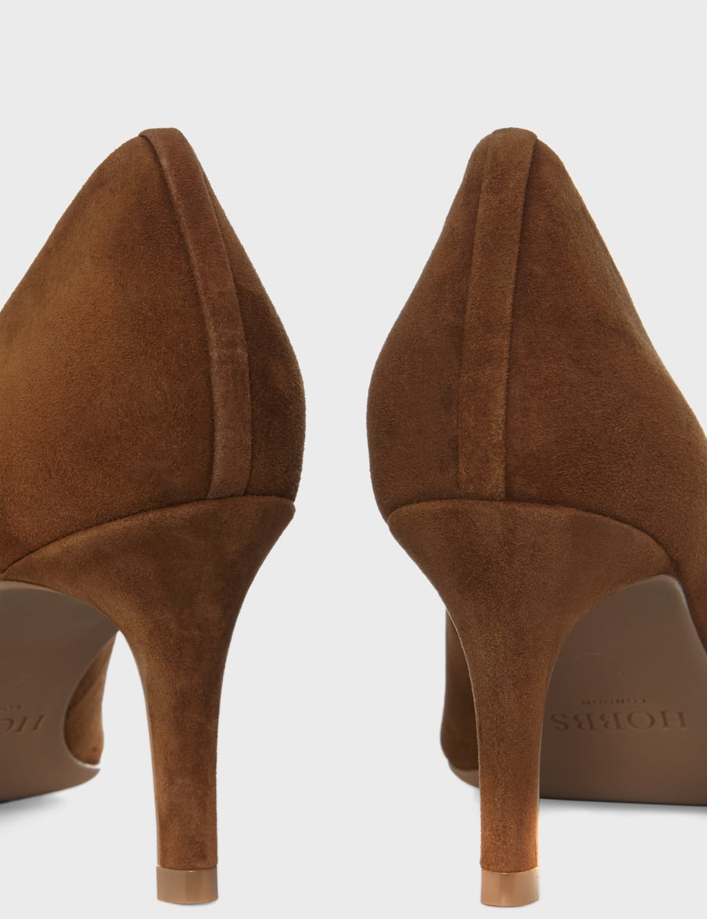Suede Kitten Heel Pointed Court Shoes image 4