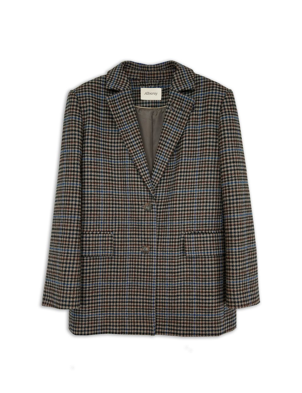 Relaxed Checked Blazer with Wool image 2
