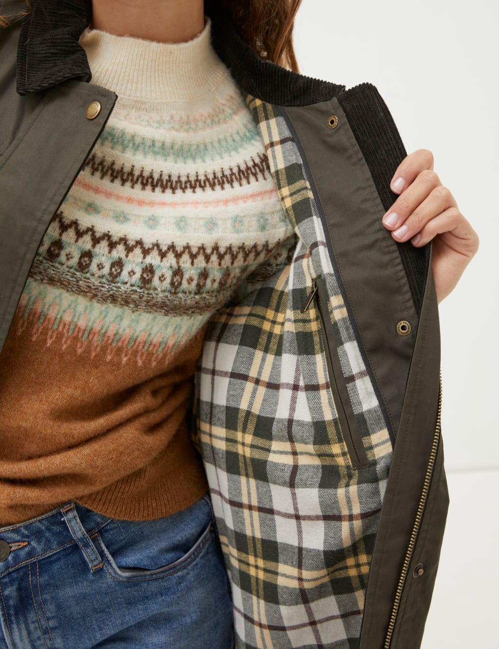 Waxed Collared Coat image 5