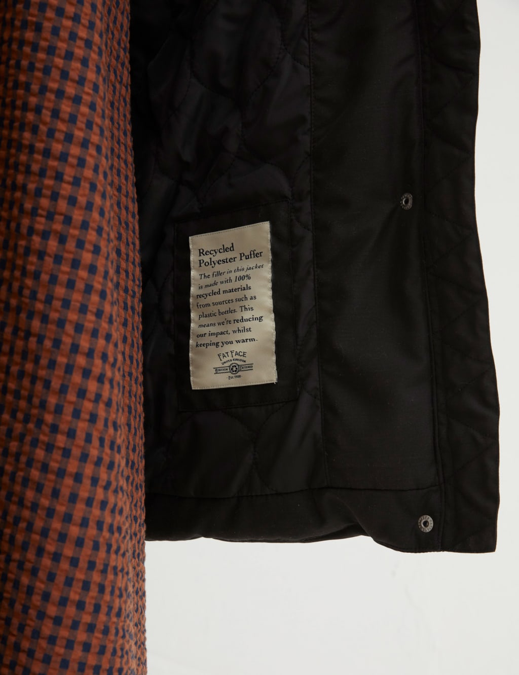 Padded Hooded Longline Puffer Coat image 4