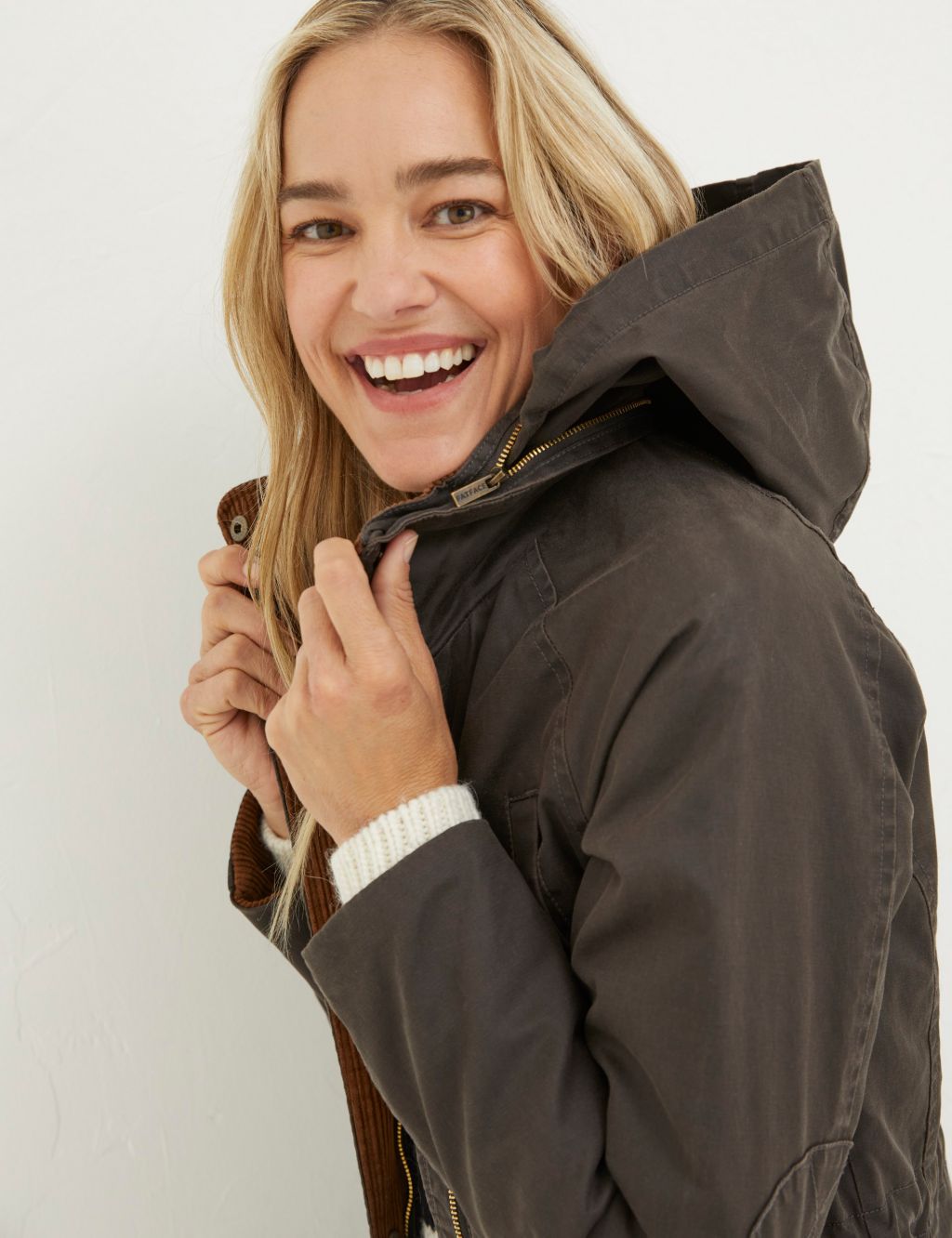 Cotton Rich Hooded Utility Jacket image 5