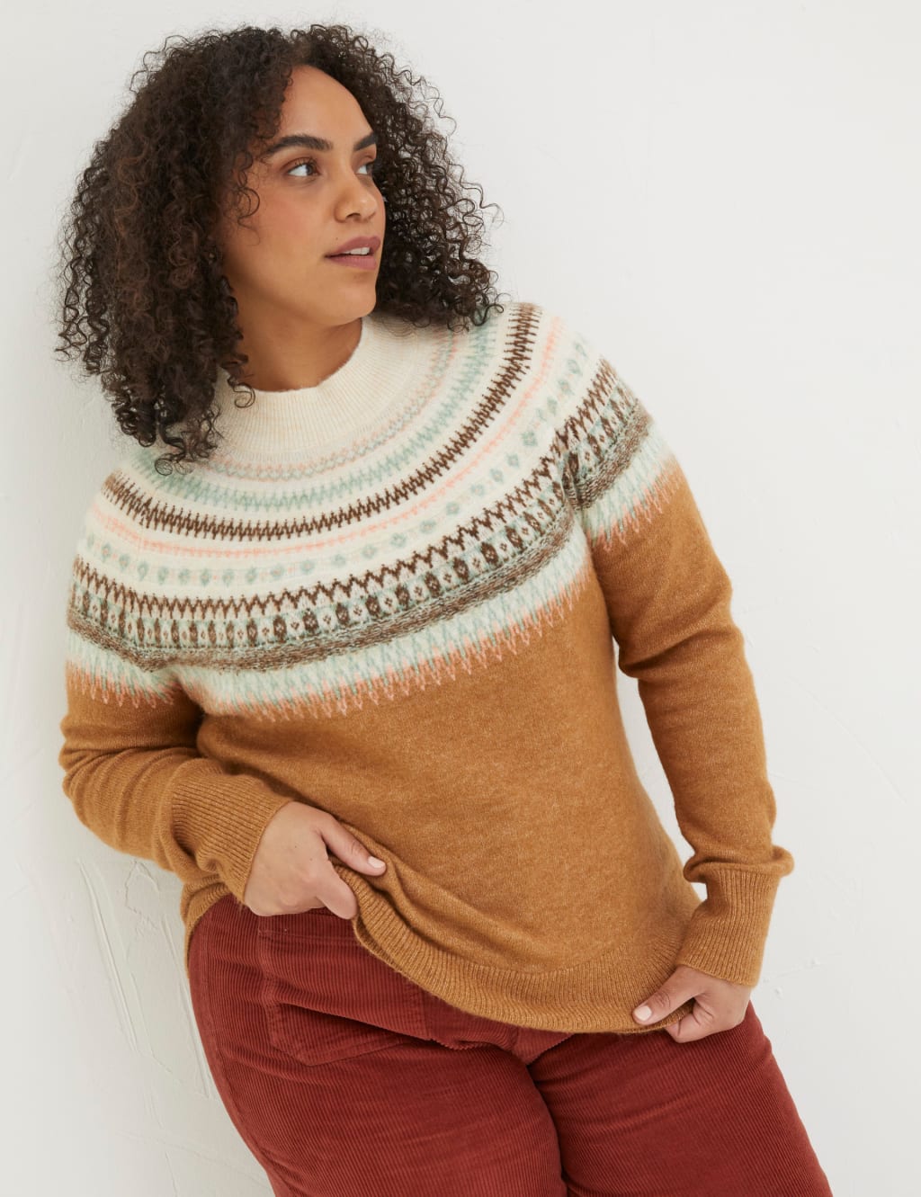 Fair Isle Crew Neck Jumper image 6