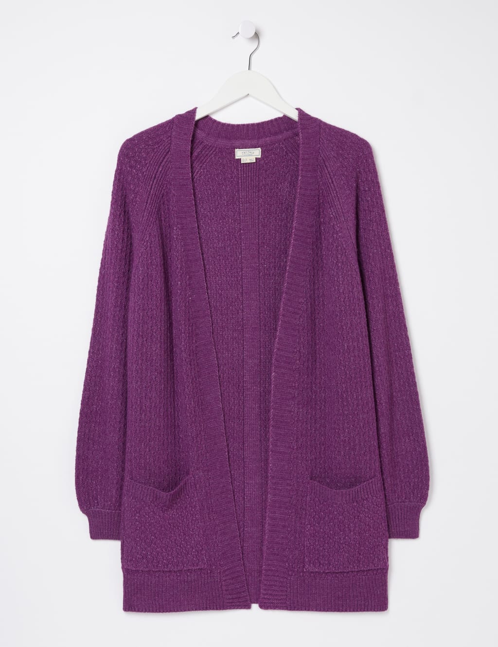 Textured Edge to Edge Longline Cardigan image 1