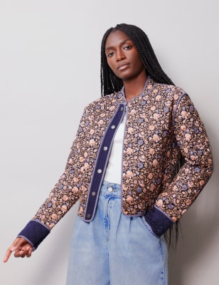 Floral print clearance jacket