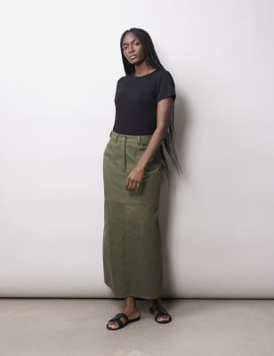 Maxi pencil skirts clearance khaki