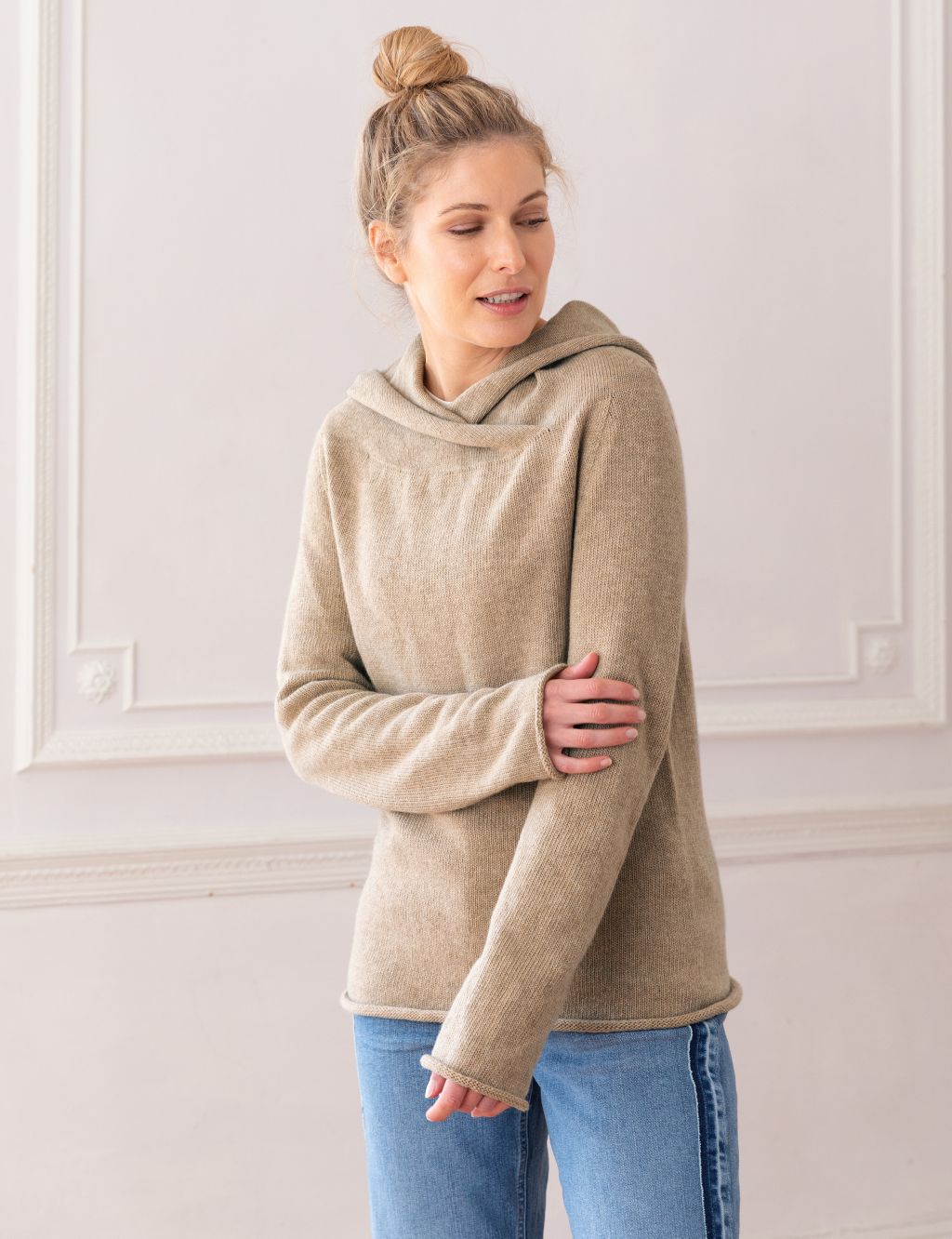 Pure Wool Collared Neck Jumper image 4