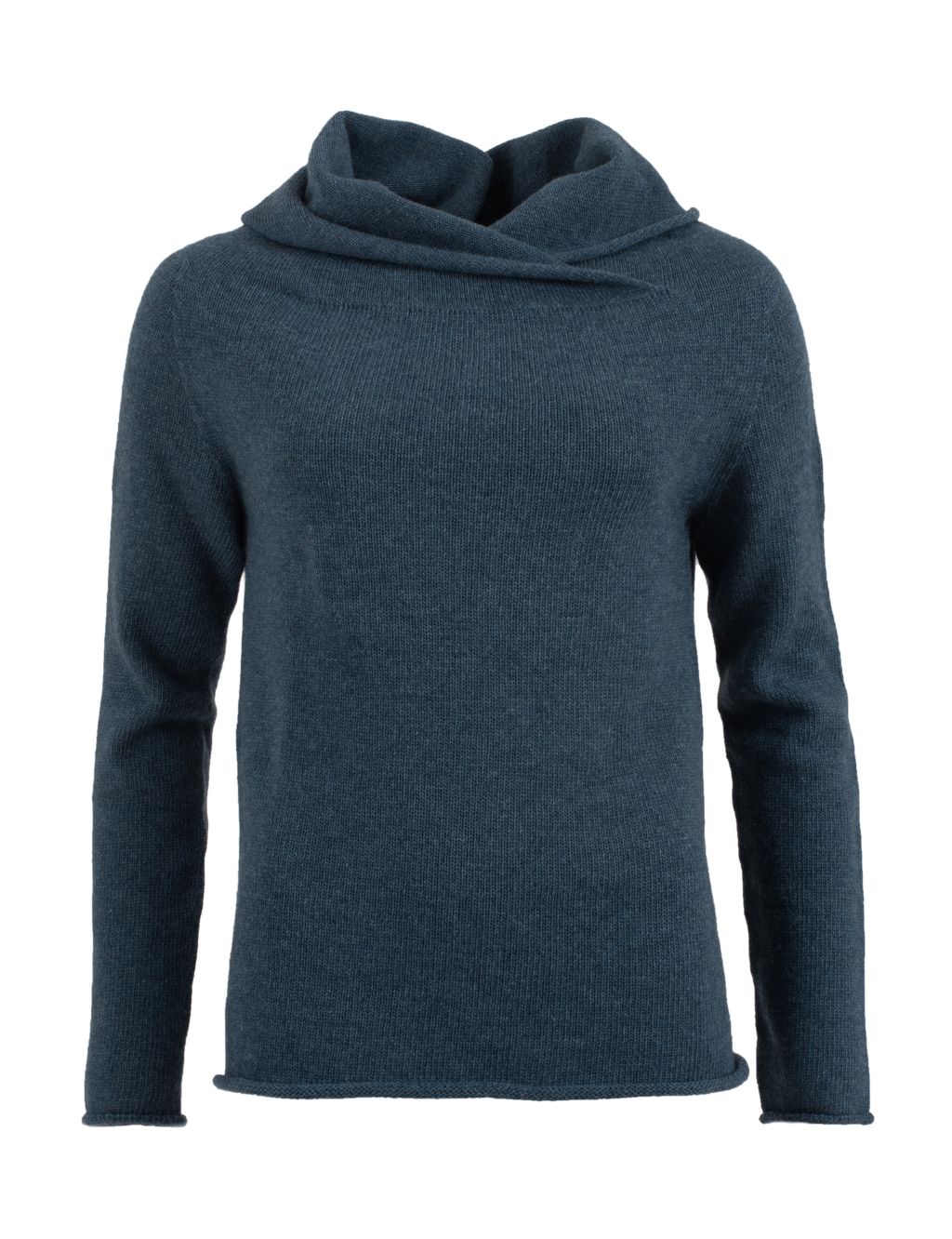 Pure Wool Hooded Neck Jumper image 2