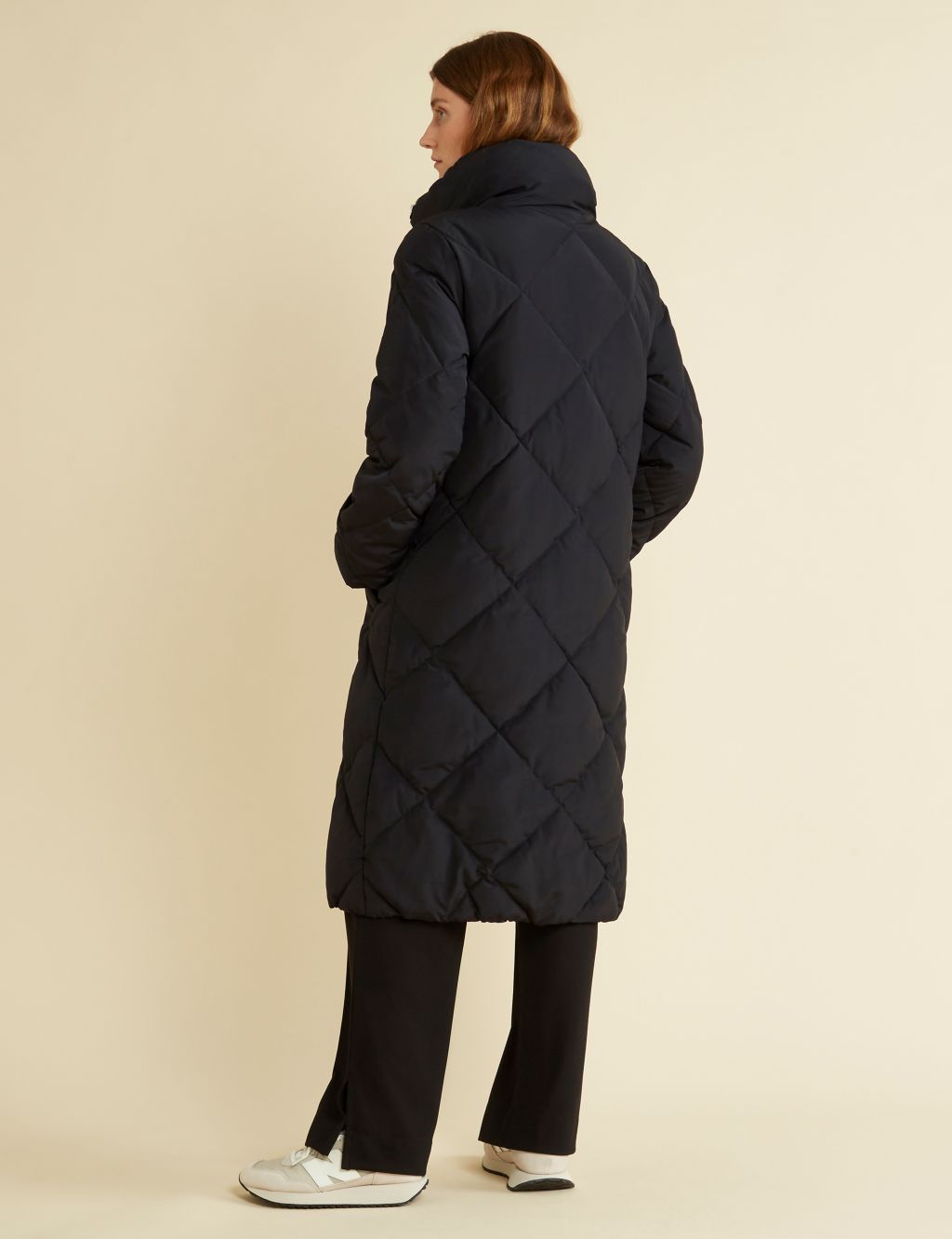 Quilted Longline Puffer Jacket image 4