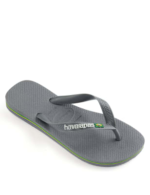 Havaianas Mens Flip Flops - 41/42 - Grey, Grey,Navy,Olive,Black