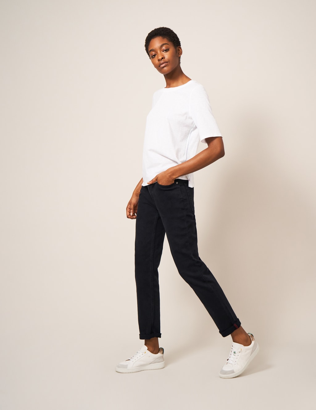 Slim Straight Leg Jeans image 1