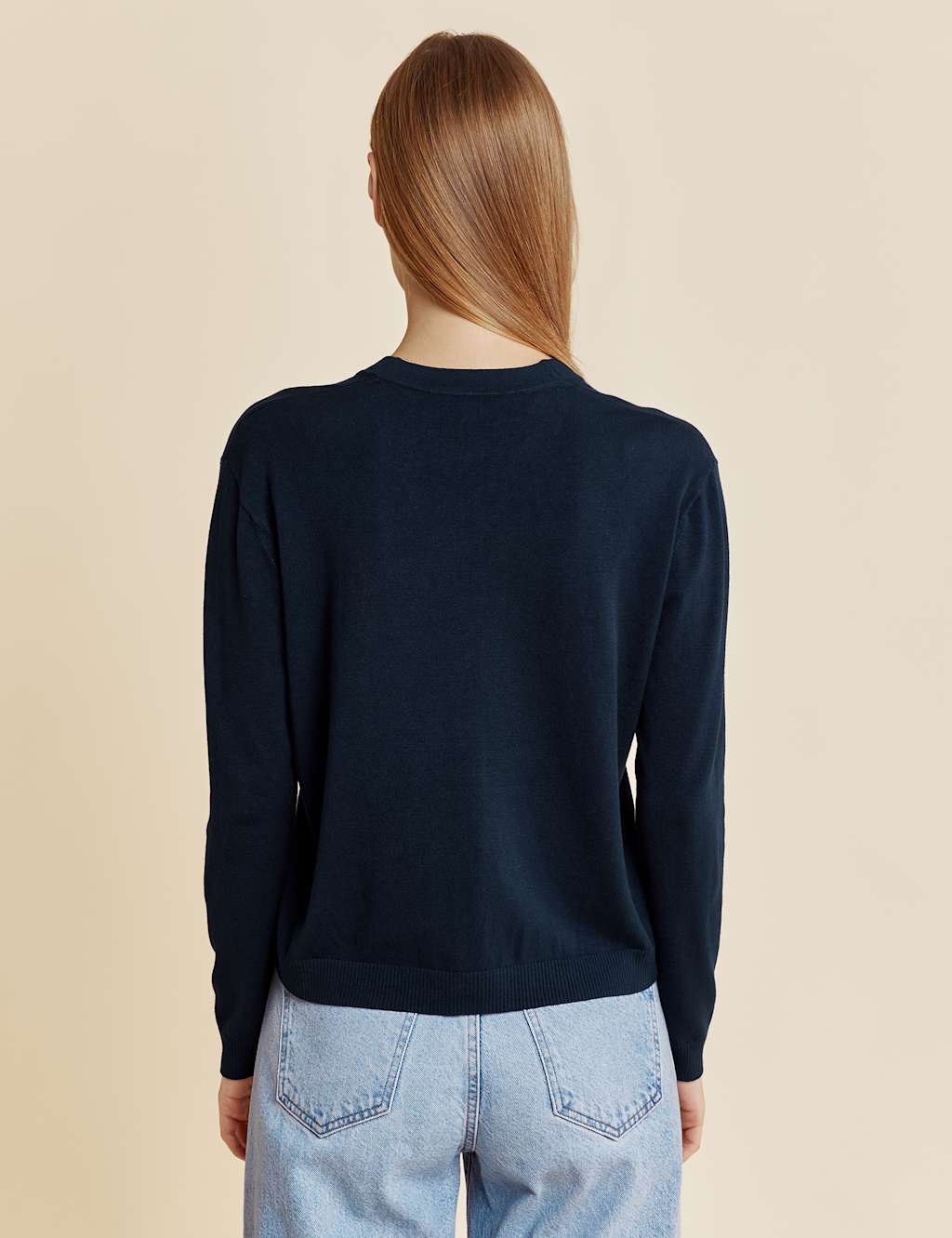 V-Neck Button Front Cardigan image 2
