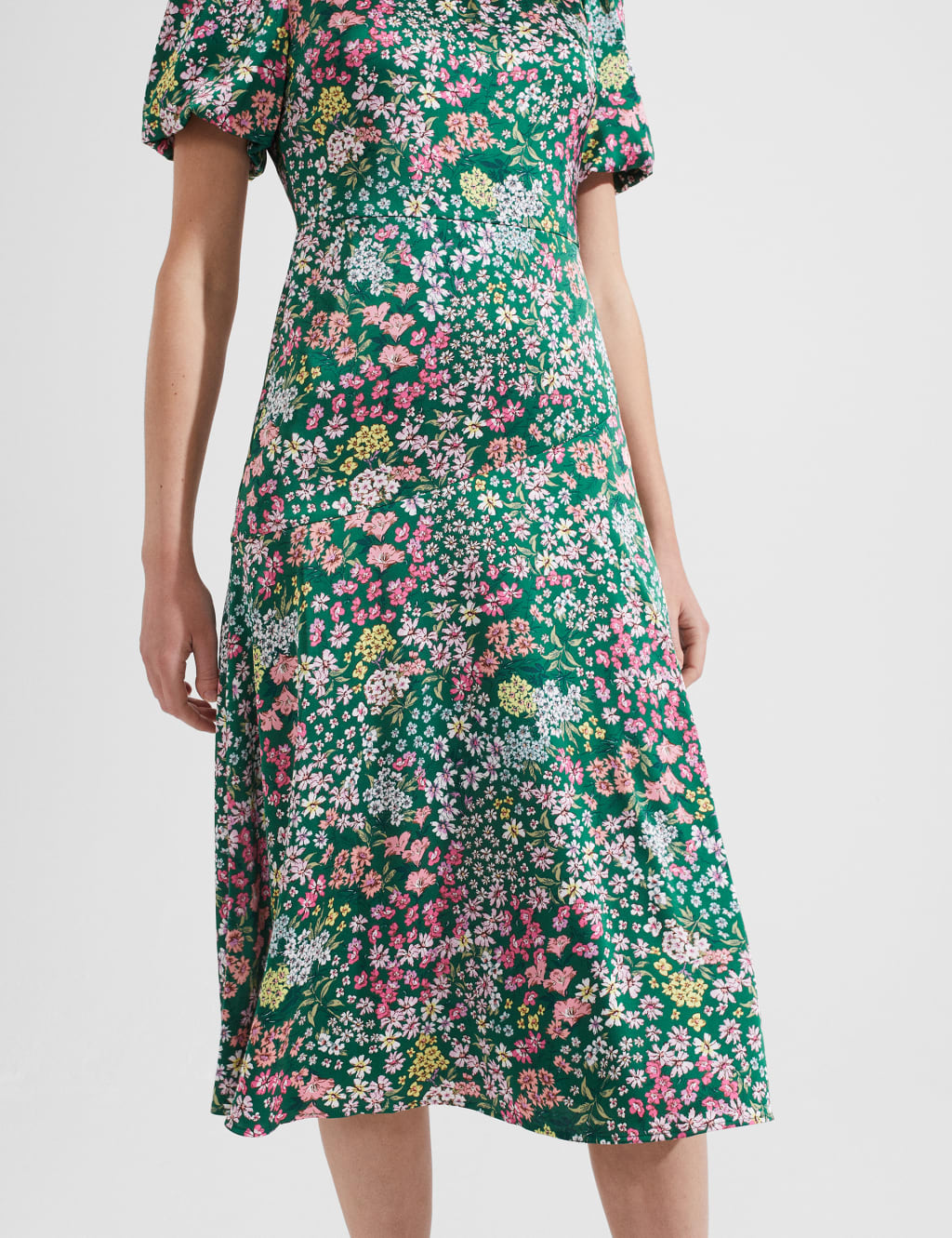 Floral Midi Skater Dress image 3