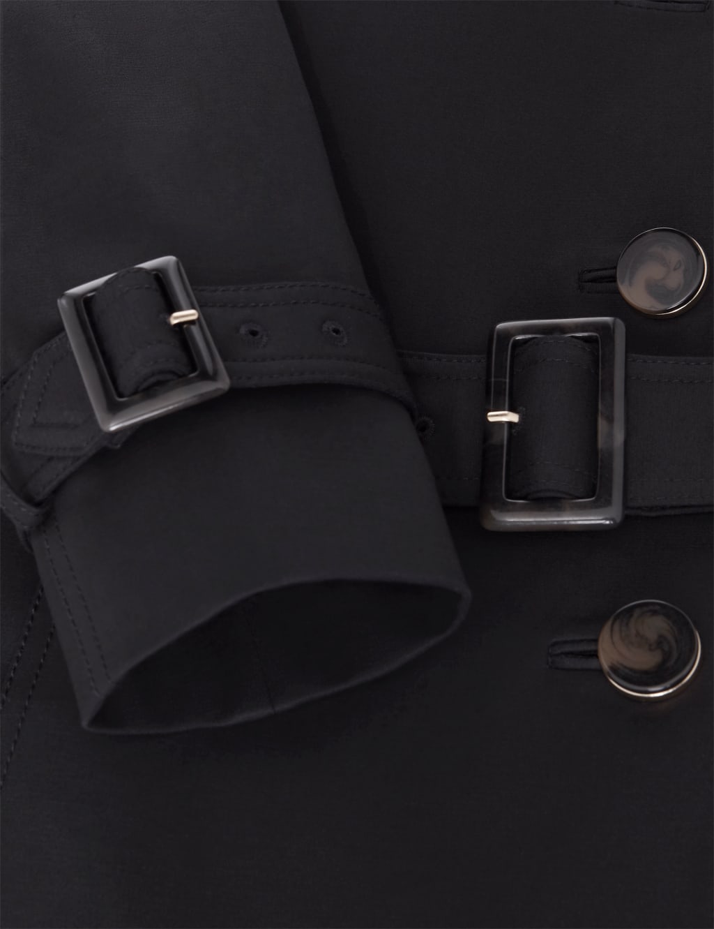 Cotton Rich Belted Trench Coat image 8