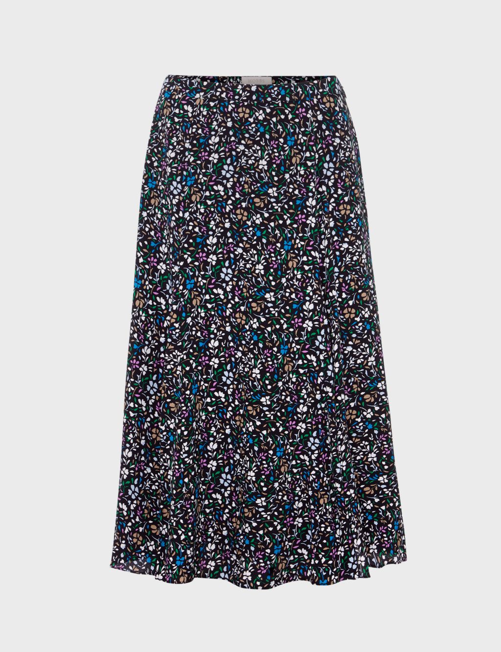 Floral Midi A-Line Skirt image 2
