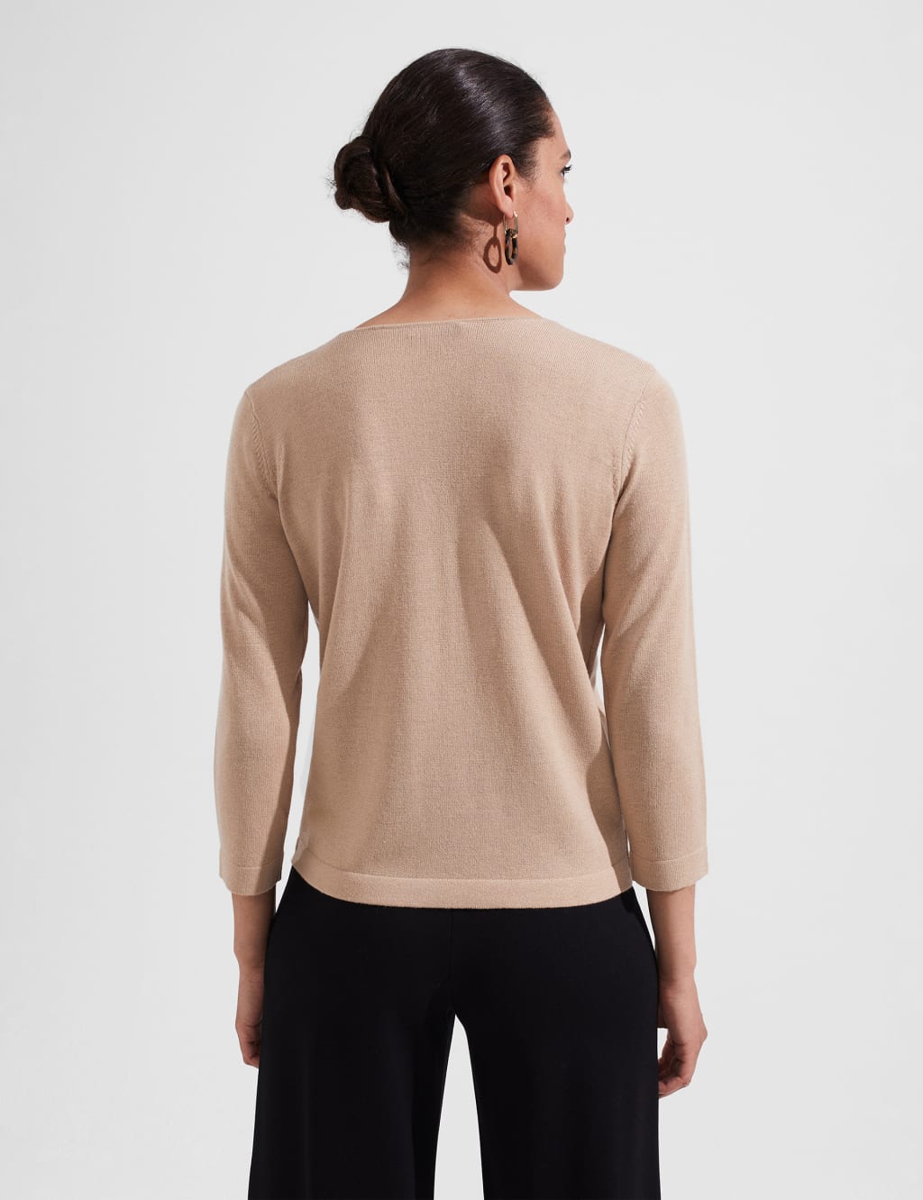 V-Neck Jumper with Merino Wool image 4