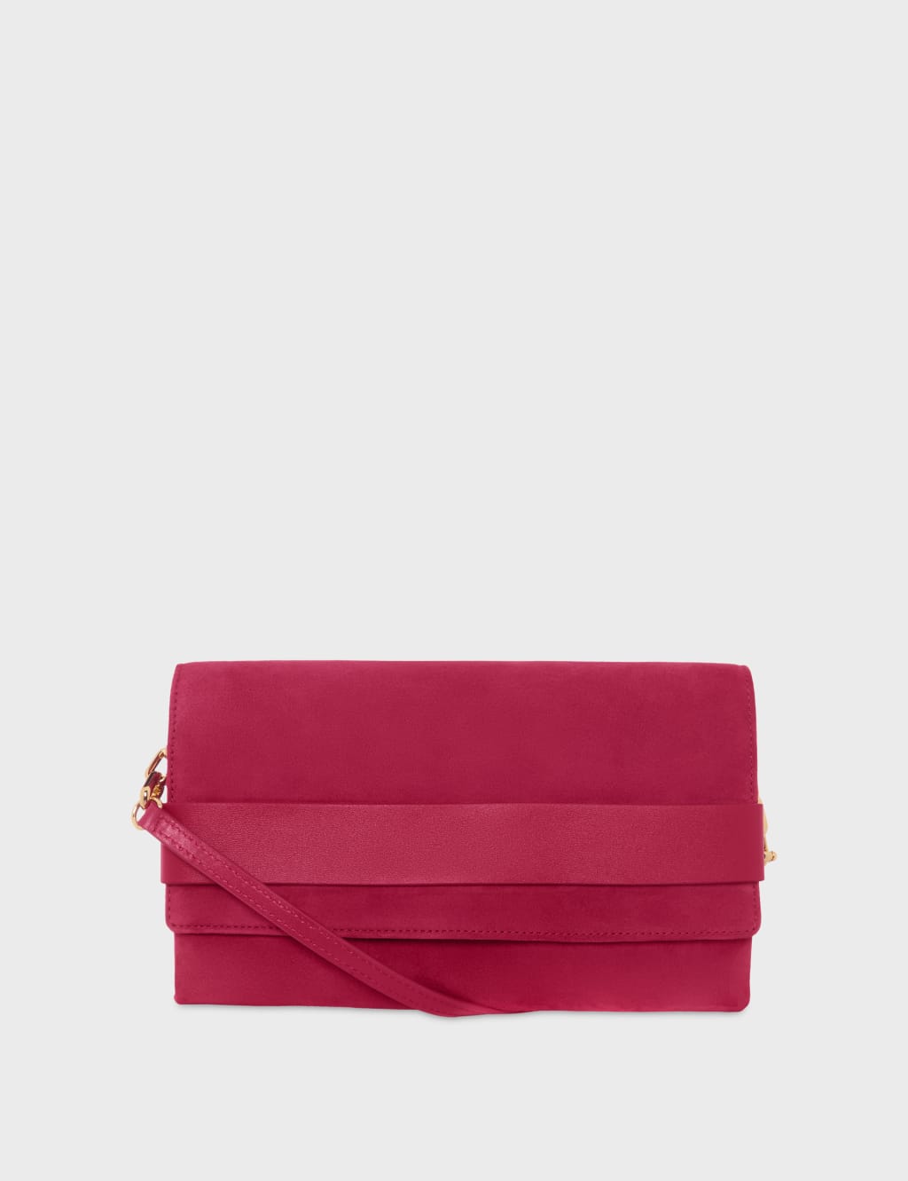 Suede Clutch Bag image 2