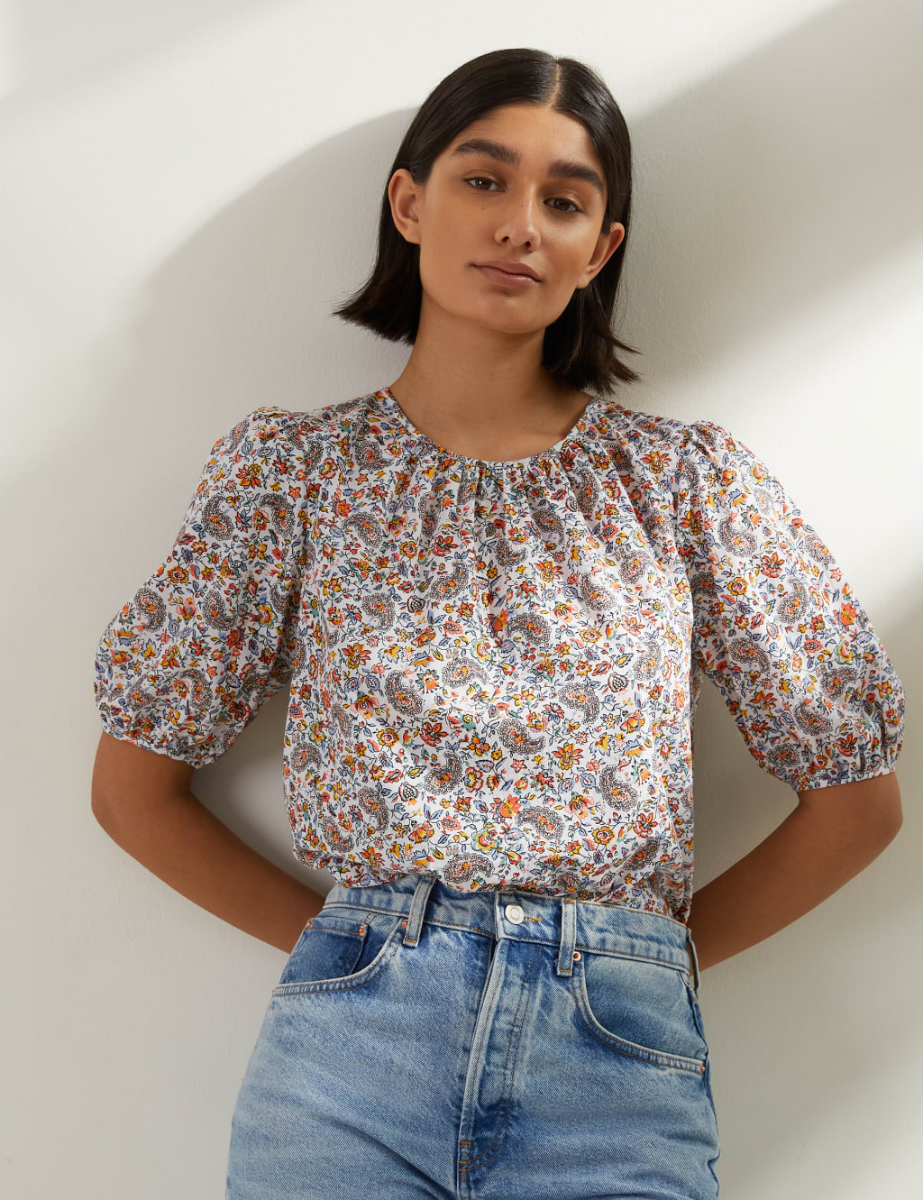 Women’s Short-Sleeved Shirts & Blouses | M&S