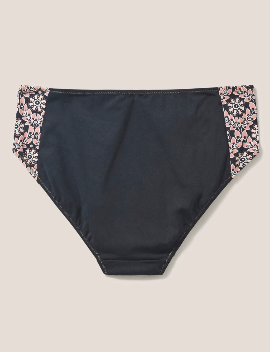 Printed High Leg Bikini Bottoms image 7