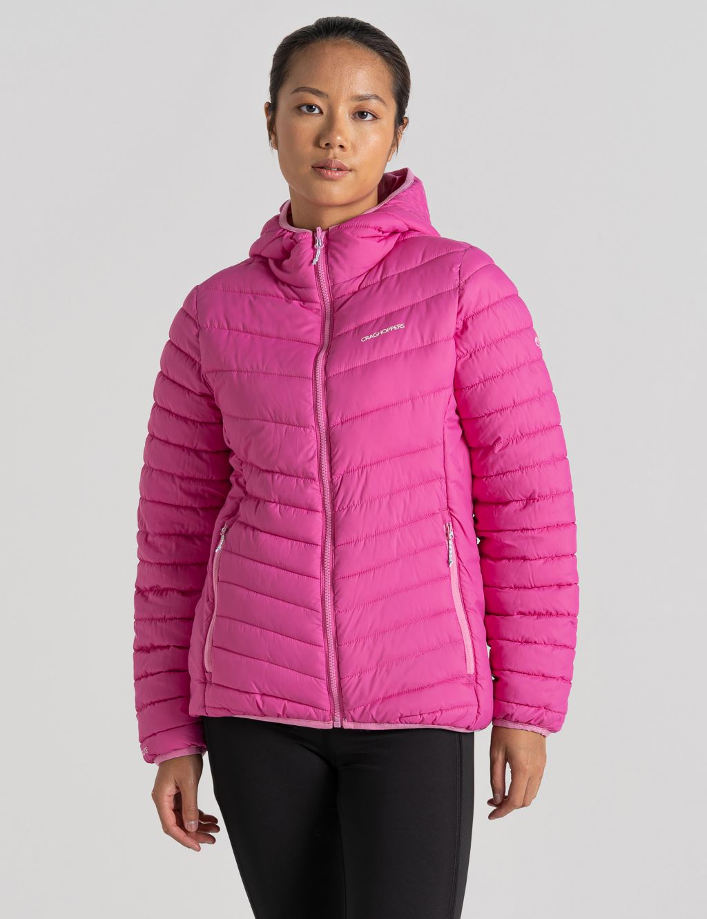 Quilted Hooded Short Puffer Jacket image 1