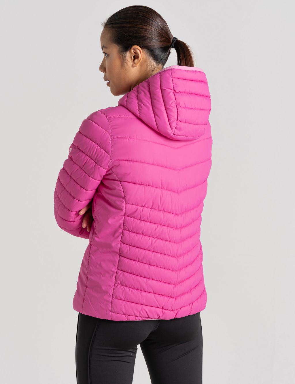 Quilted Hooded Short Puffer Jacket image 2