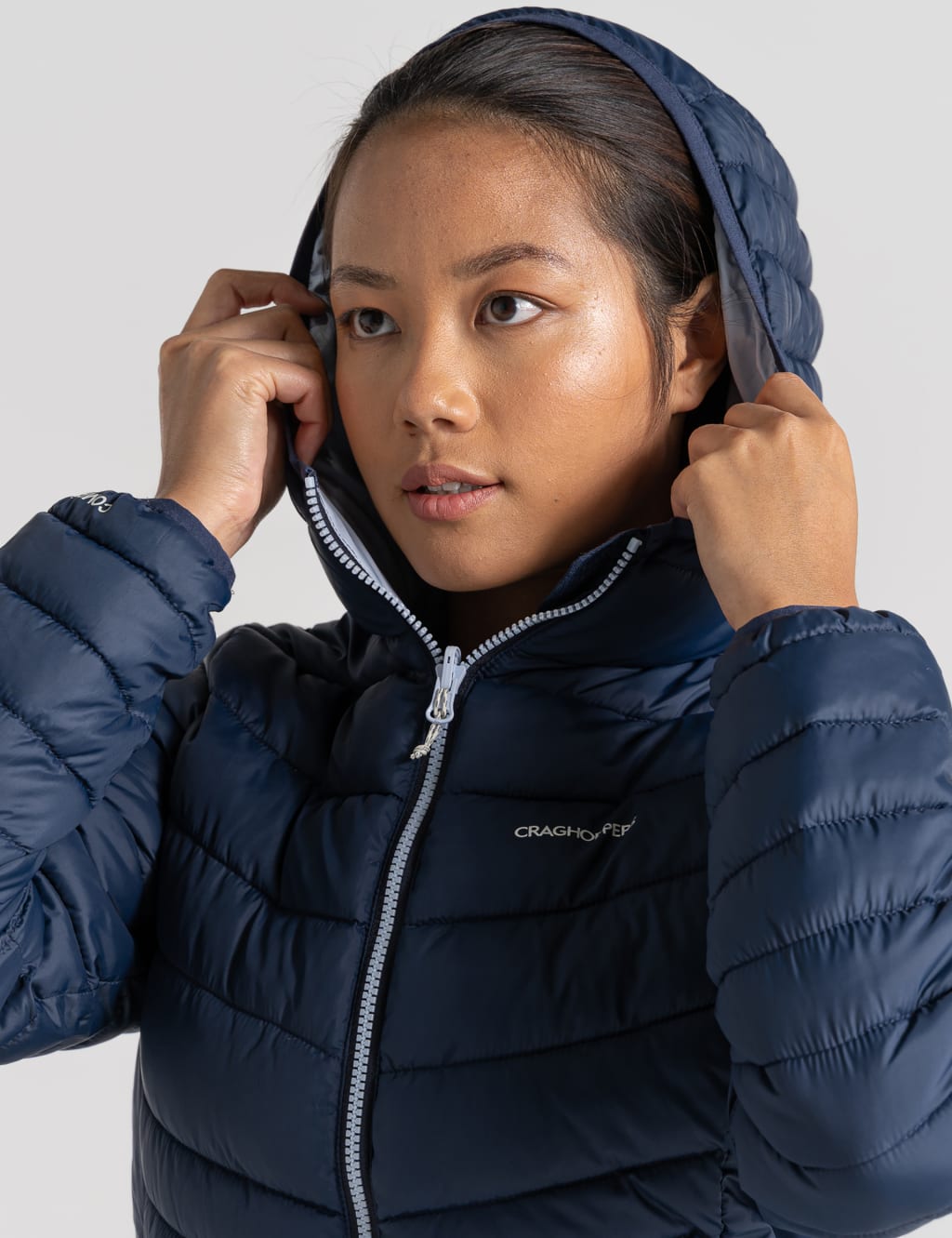 Quilted Hooded Short Puffer Jacket image 8
