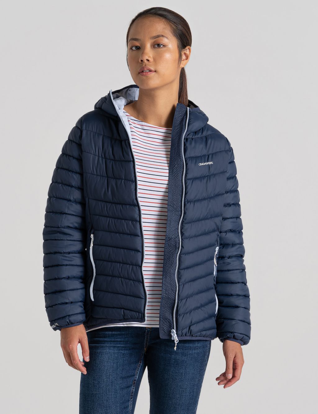 Quilted Hooded Short Puffer Jacket image 9
