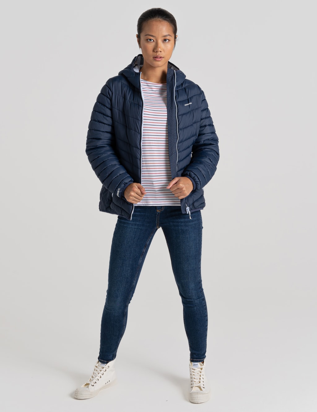 Quilted Hooded Short Puffer Jacket image 10
