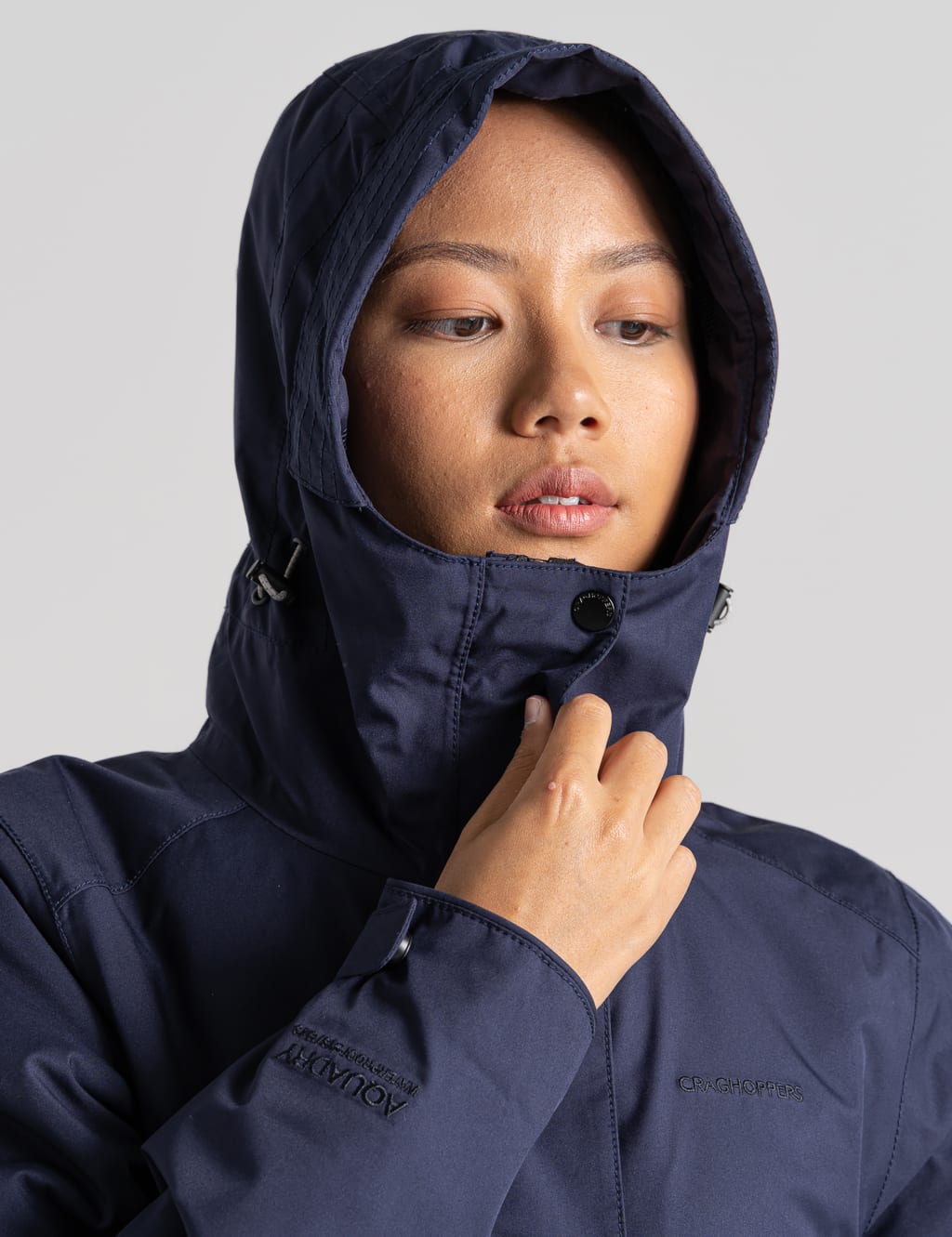 Waterproof Hooded Longline Parka Coat image 4
