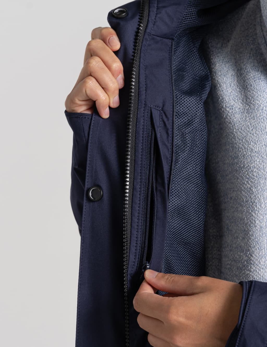 Waterproof Hooded Longline Parka Coat image 8