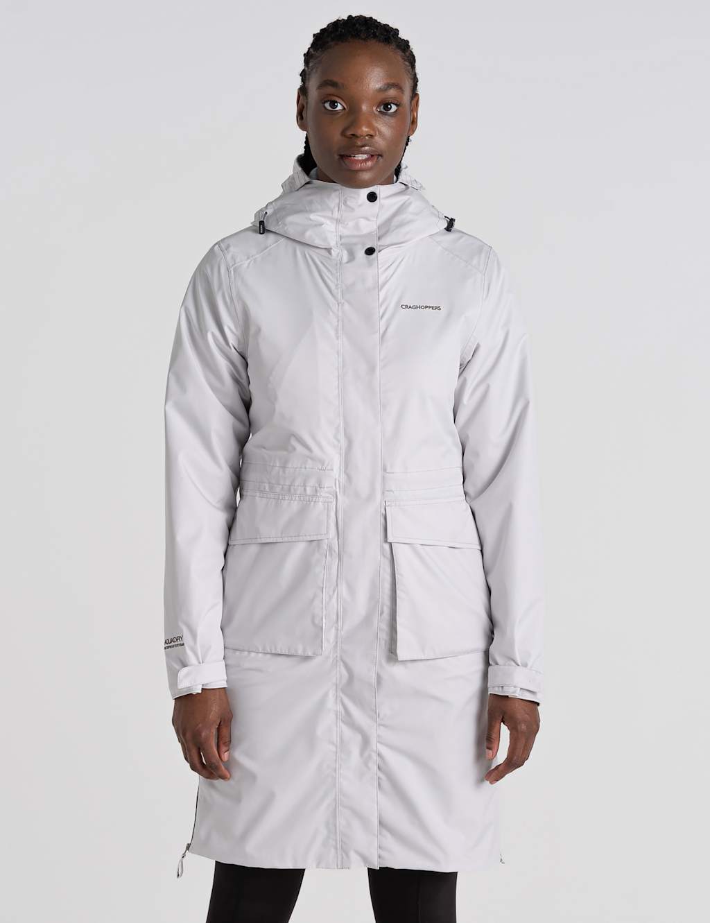 Waterproof Hooded Longline Parka Coat image 1
