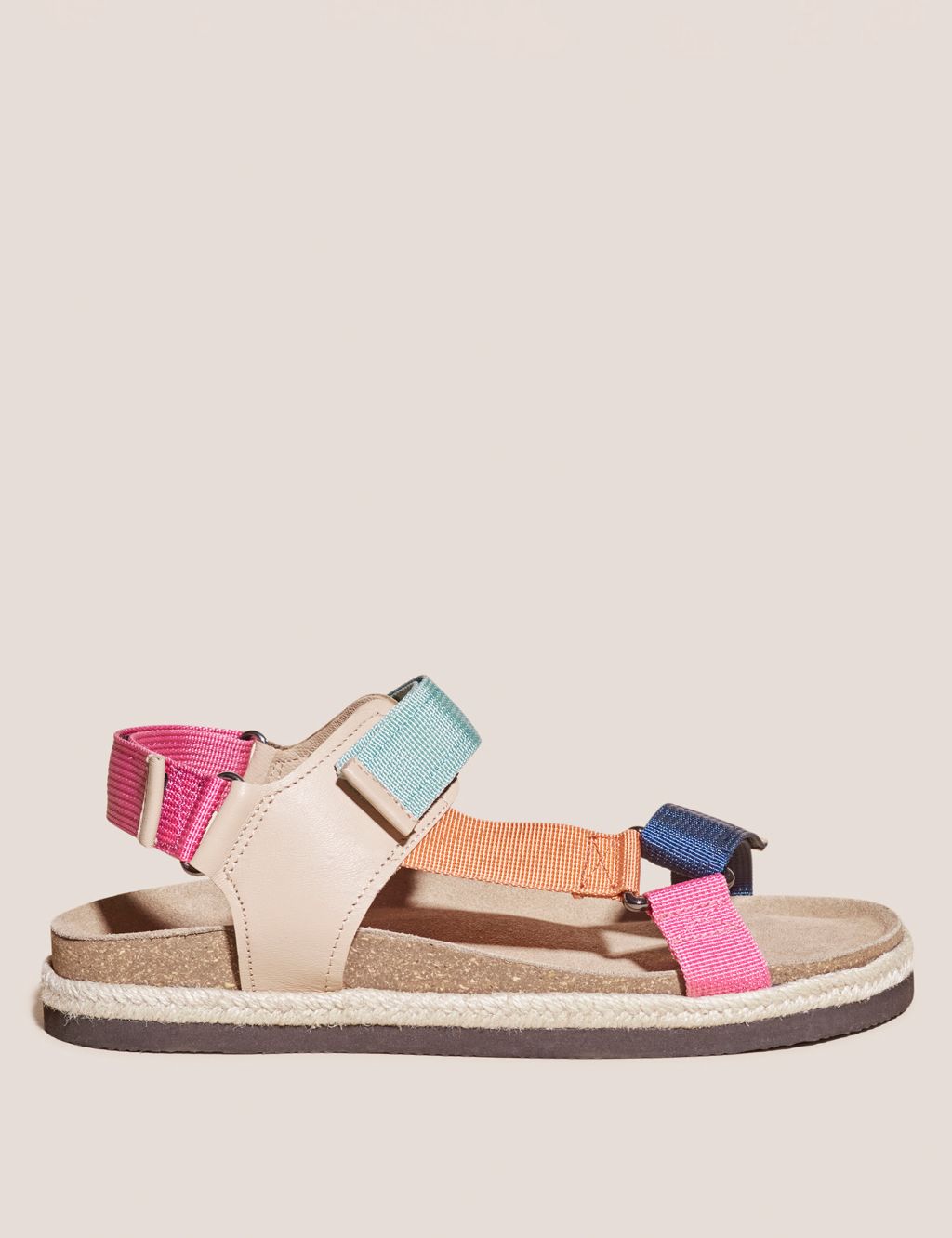 Canvas Footbed Sandals image 1