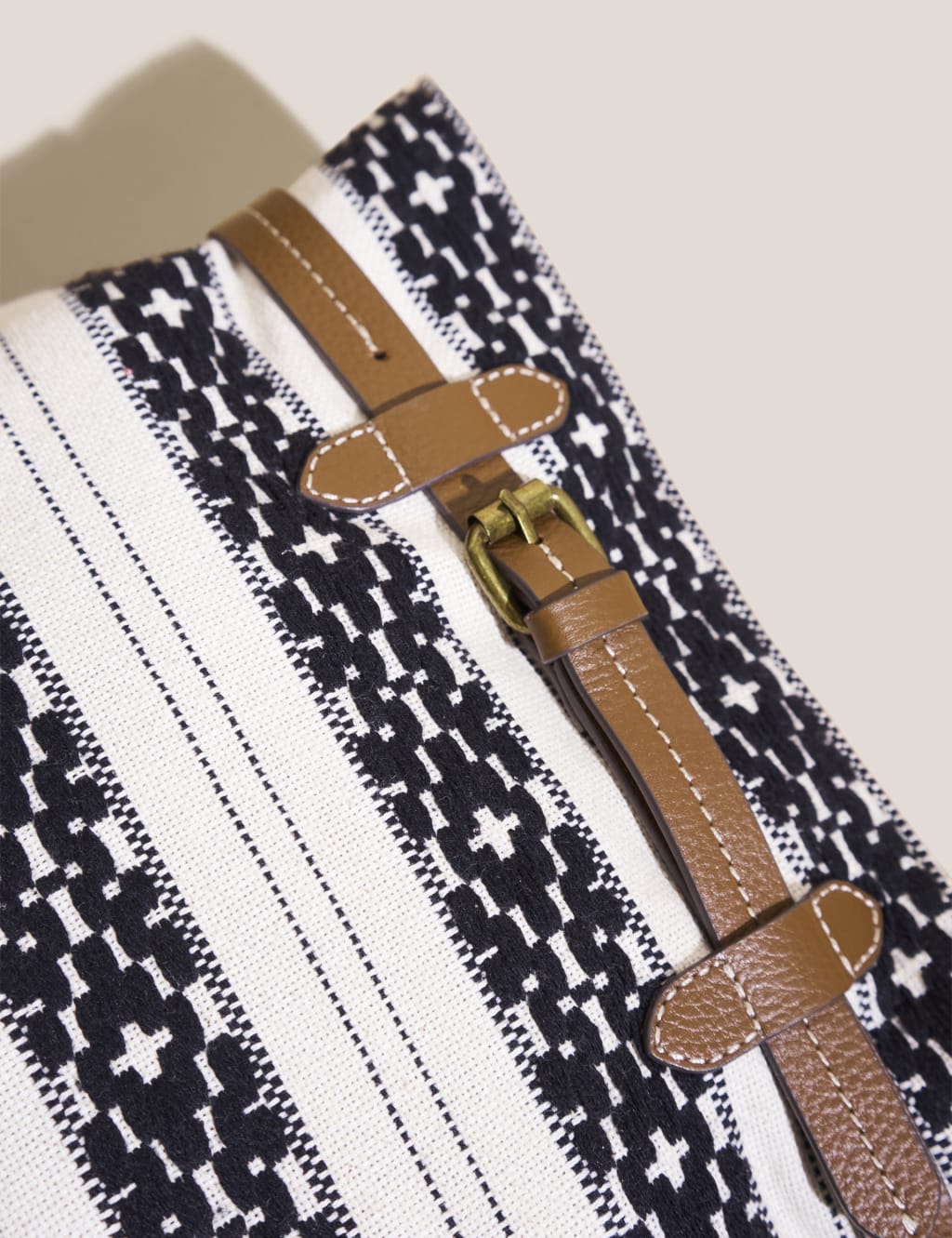 Cotton Rich Striped Bucket Bag image 2