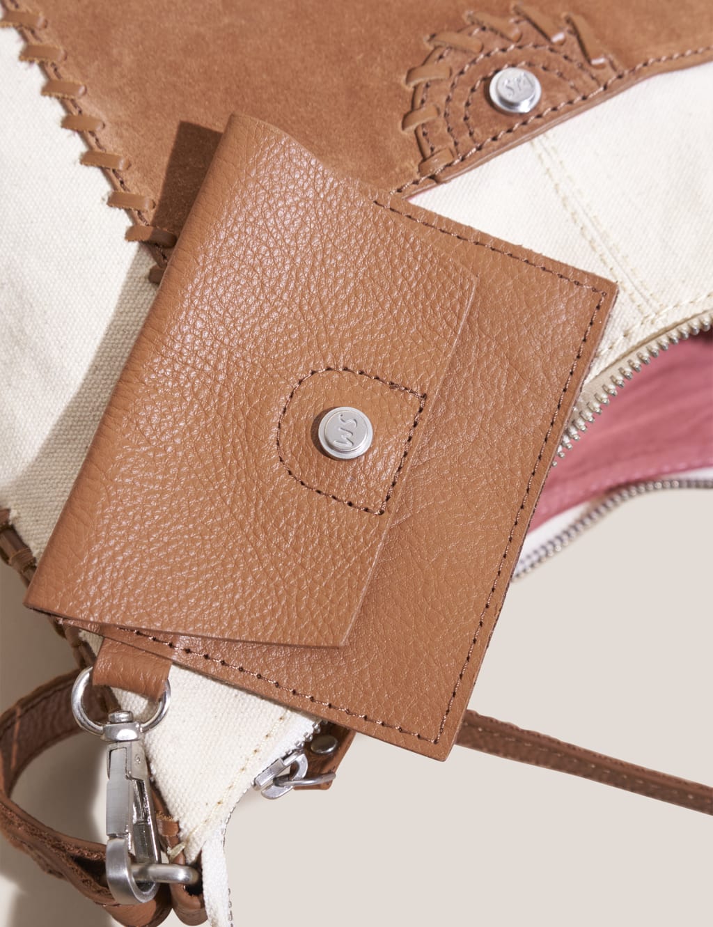 Canvas Cross Body Bag image 2