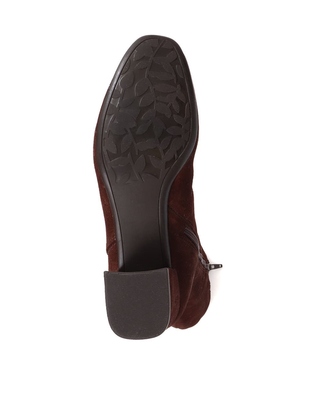 Suede Block Heel Knee High Boots image 4