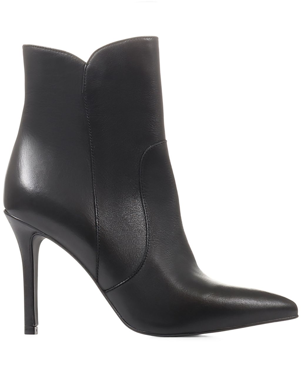 Leather Stiletto Heel Ankle Boots image 2